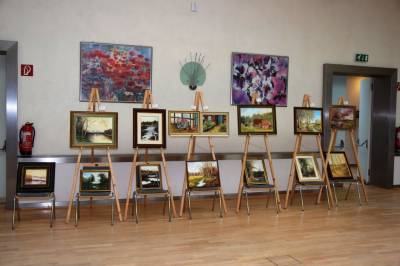 Die diesjährige Ausstellung des Künstlers Herrn Bussmann aus Kirchlengern.